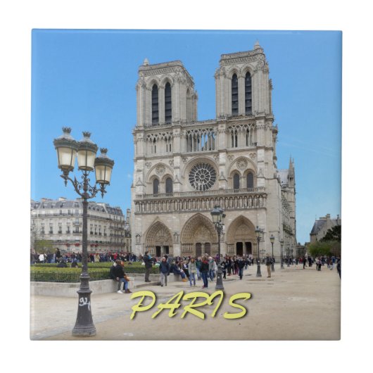 Notre Dame PARIS Fliese (Vorderseite)