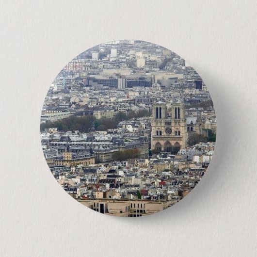 Notre Dame Paris Frankreich Button (Vorderseite)