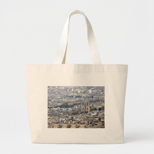 Notre Dame Paris Frankreich Jumbo Stoffbeutel (Vorne)