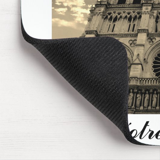 Notre Dame Paris Frankreich Kathedrale Long Live Mousepad (Ecke)