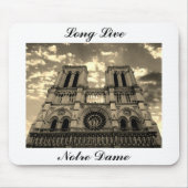 Notre Dame Paris Frankreich Kathedrale Long Live Mousepad (Vorne)