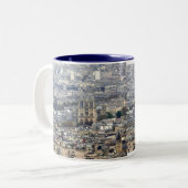 Notre Dame Paris Frankreich Zweifarbige Tasse (Vorderseite Links)