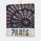 Notre Dame Paris Kathedrale Glasfenster Keramikornament (Links)
