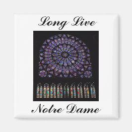 Notre Dame Paris Kathedrale Glasfenster Magnet