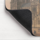 Notre Dame, Paris Lithograph von Charles Rivière Mousepad (Ecke)