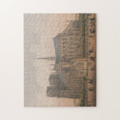 Notre Dame, Paris-Lithographie durch Charles Puzzle (Vertikal)