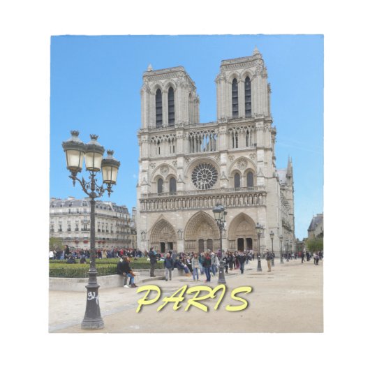 Notre Dame PARIS Notizblock (Vorderseite)