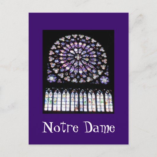 Notre Dame Paris Postkarte (Vorderseite)