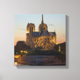 Notre Dame Paris Stretched Canvas Print Leinwanddruck