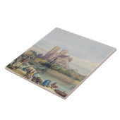 Notre Dame, Paris (w/c auf Papier) Fliese (Seite)