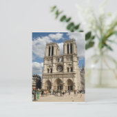 Notre Dame Postcard Postkarte (Stehend Vorderseite)