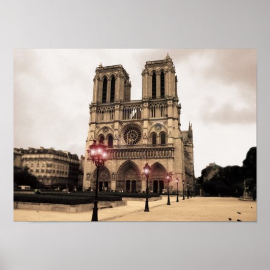Notre Dame Poster (Vorne)