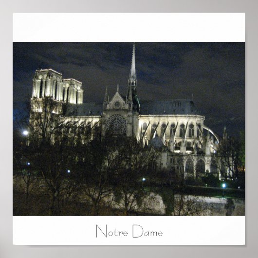 Notre Dame Poster (Vorne)