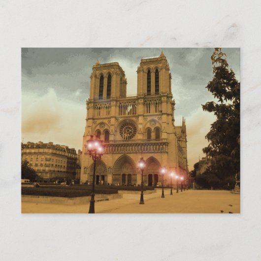 Notre Dame Postkarte (Vorderseite)