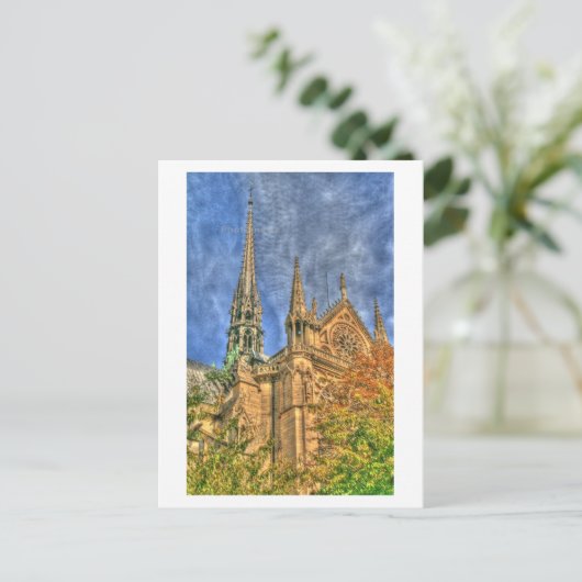 Notre Dame Postkarte (Stehend Vorderseite)