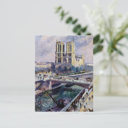 Notre Dame Postkarte (Stehend Vorderseite)