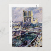 Notre Dame Postkarte (Vorne/Hinten)