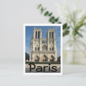 Notre Dame Postkarte (Stehend Vorderseite)