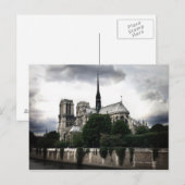 Notre Dame Postkarte (Vorne/Hinten)