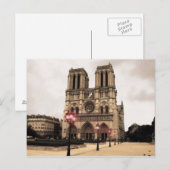 Notre Dame Postkarte (Vorne/Hinten)
