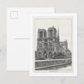 Notre-Dame-Postkarte Postkarte (Vorne/Hinten)