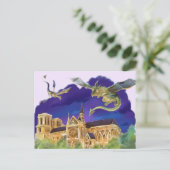 Notre-Dame-Postkarte Postkarte (Stehend Vorderseite)