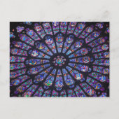 Notre-Dame-Rose Postkarte (Vorderseite)