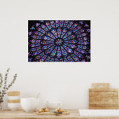 Notre Dame Rose Window Poster (Küche)
