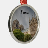 Notre Dame Silbernes Ornament (Rechts)