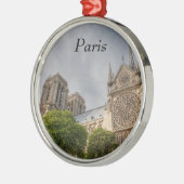 Notre Dame Silbernes Ornament (Links)