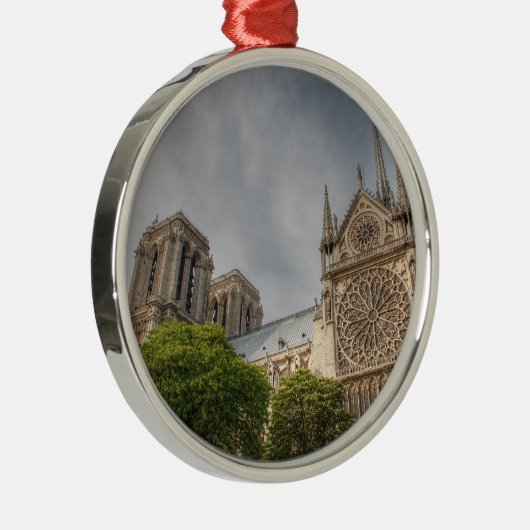 Notre Dame Silbernes Ornament (Rechts)