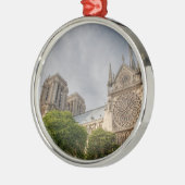 Notre Dame Silbernes Ornament (Links)
