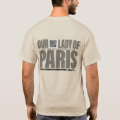 Notre Dame-SPENDE T-Shirt (Rückseite)