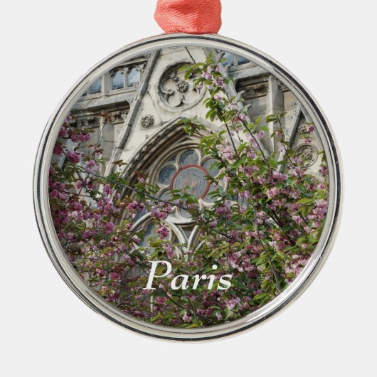 Notre Dame spring Ornament Aus Metall (Vorne)