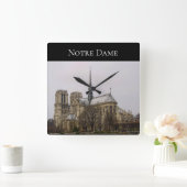 Notre Dame Square Wall Uhr (Zuhause)