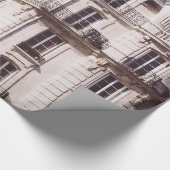Notre Dame und Pariser Architektur Geschenkpapier (Ecke)