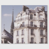 Notre Dame und Pariser Architektur Geschenkpapier (Flach)