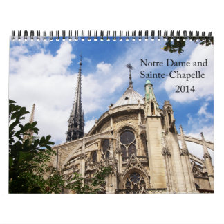 Notre Dame und Sainte-Chapelle Kalender 2014