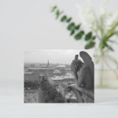Notre Dame-Wasserspeier 2 Postkarte (Stehend Vorderseite)