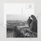 Notre Dame-Wasserspeier 2 Postkarte (Vorne/Hinten)