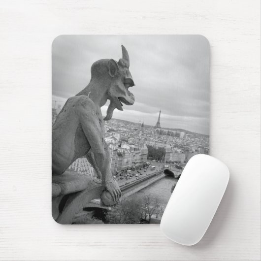 Notre Dame-Wasserspeier Mousepad (Mit Mouse)