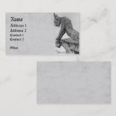 Notre Dame-Wasserspeier Visitenkarte (Vorne/Hinten)