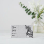 Notre Dame-Wasserspeier Visitenkarte (Stehend Vorderseite)