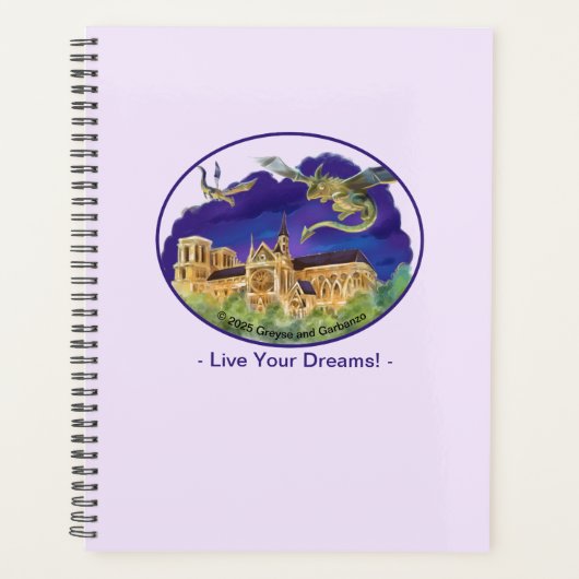 Notre Dame Weekly Planner - Happy (Verschiedene) Planer (Vorderseite)
