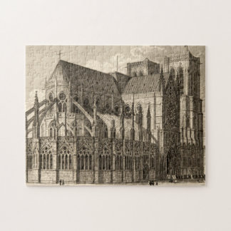 Notre- Damearchitektur-Vintages Puzzlespiel Puzzle