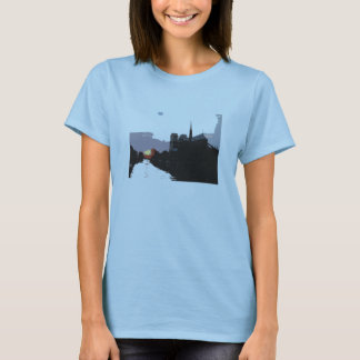 Notre- Damesonnenuntergang-Shirt T-Shirt