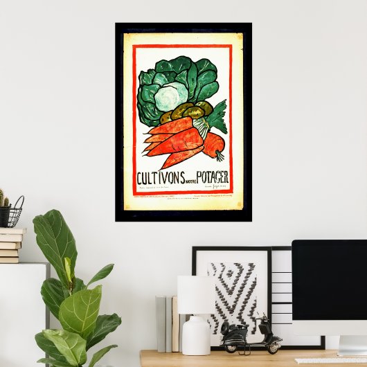 Notre Potager 1916 Poster (Heimbüro)