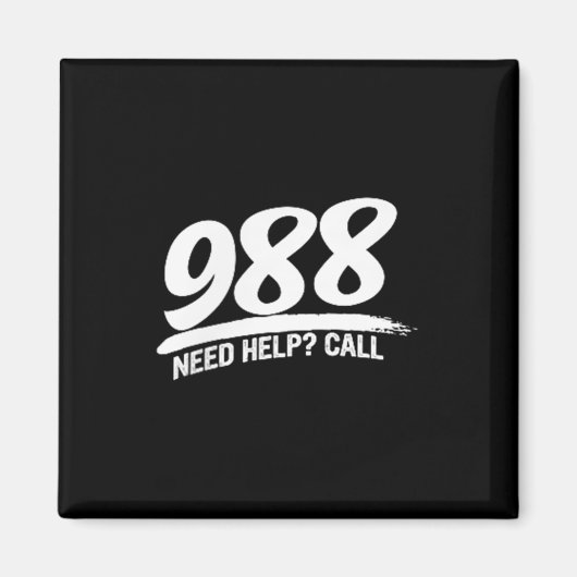 Notruf 988 magnet (Vorne)