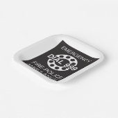 Notruf 999 - Brandschutzambulanz Pappteller (Gewinkelt)