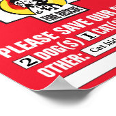 Notruf für Begleiter Bitte melden Sie sich für das Poster (Ecke)